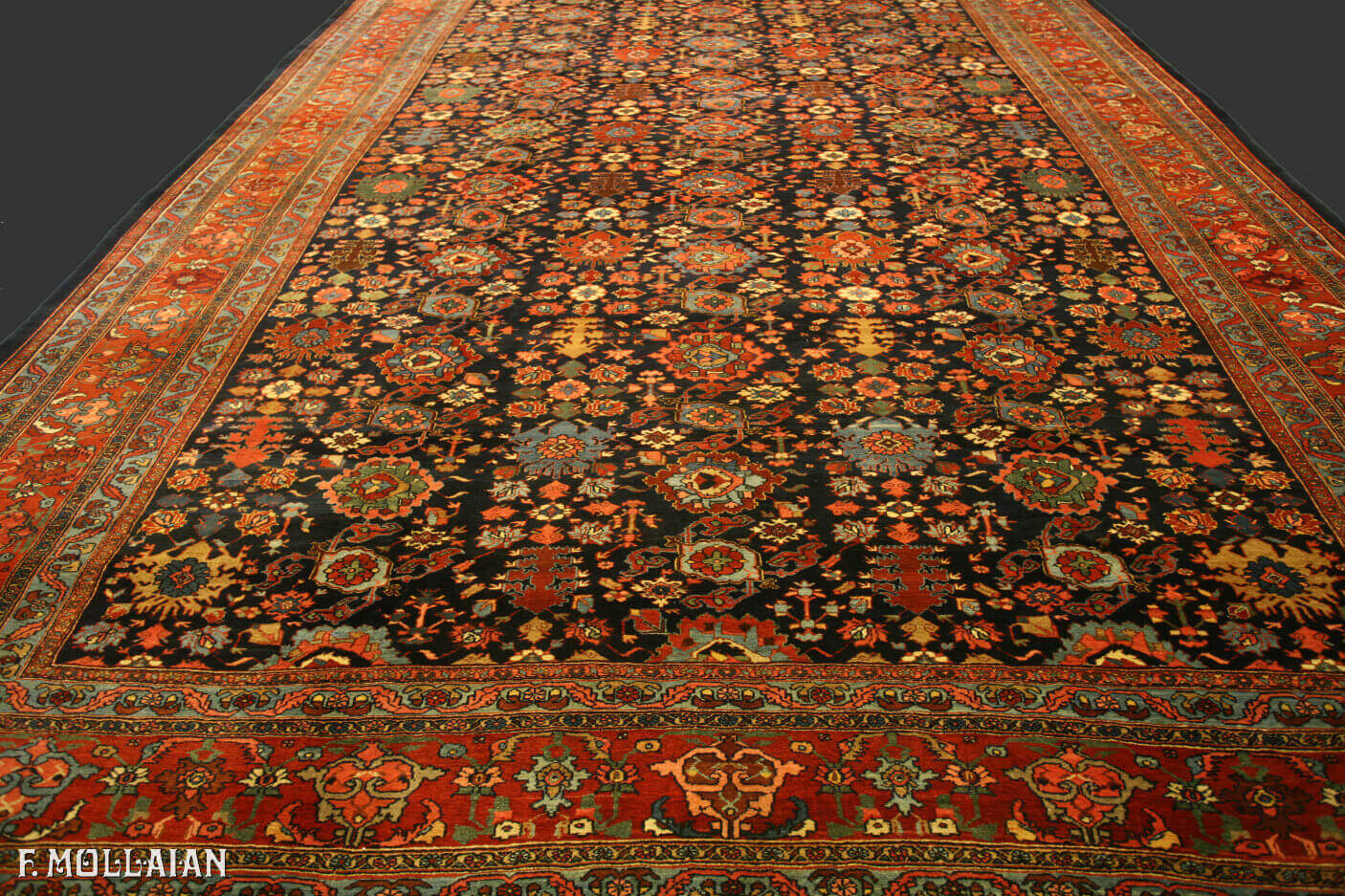 Tapis Persan Antique Bijar (Bidjar) n°:57847487